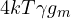 4kT\gamma g_m
