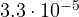 3.3\cdot 10^{-5}