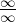 \frac{\infty}{\infty}