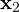 \mathbf x_2
