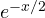 e^{-x/2}
