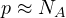 p \approx N_A