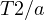 T \gt  2/a