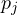 p_j