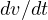 dv/dt