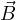 \vec B