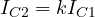 I_{C2} = kI_{C1}