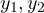y_1, y_2