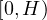 [0, H)