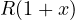 R(1+x)