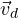 \vec v_d