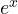 e^x