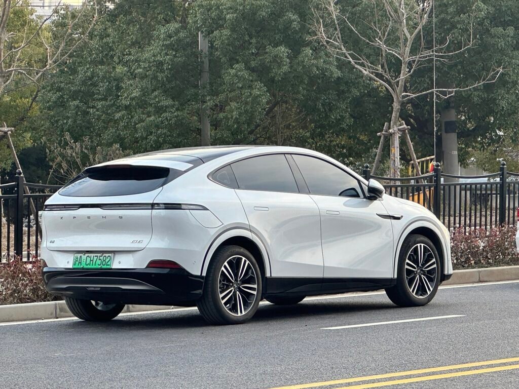 XPeng G6 electric SUV parked on a street in China
