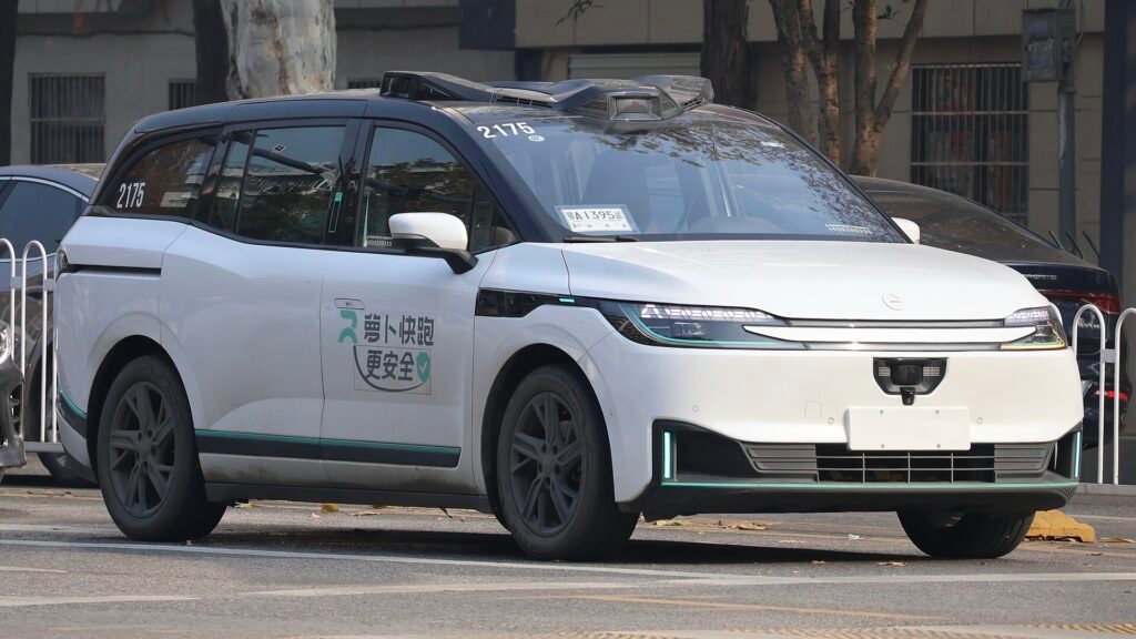 Baidu Apollo Go RT6 robotaxi in Wuhan
